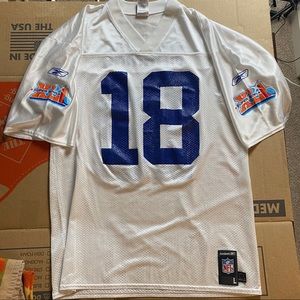 Peyton Manning Colts SUPER BOWL Jersey REEBOK L